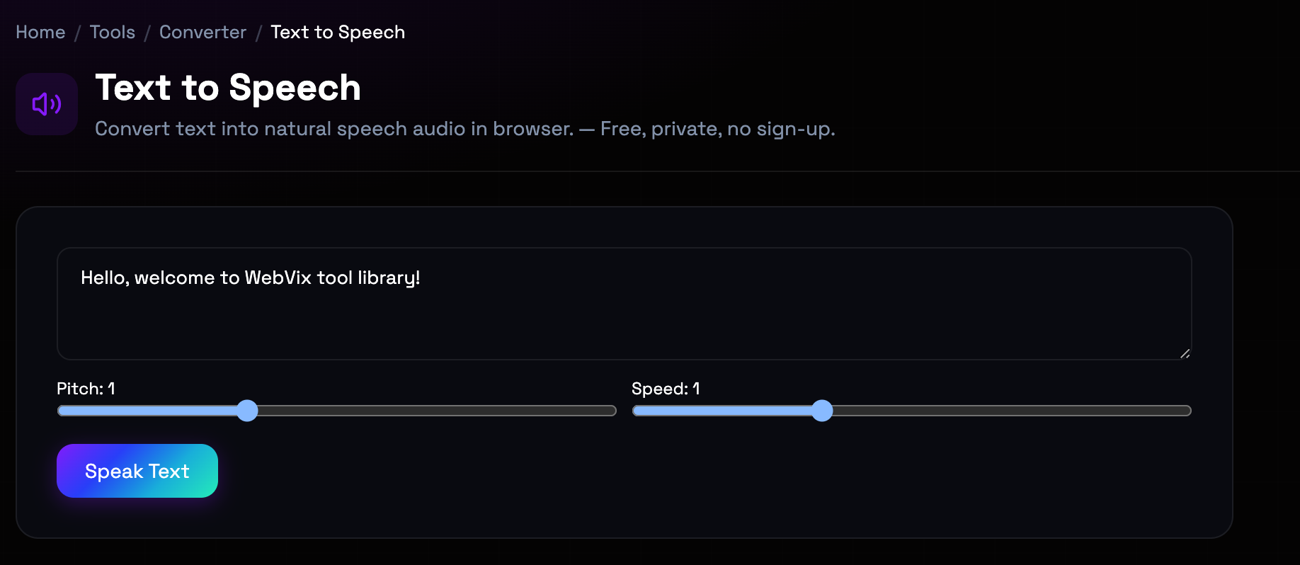 How to use Text to Speech online — free, fast, and private